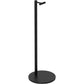 Sonos Era 300 Floor Stand Single Black front angled view against a white background.