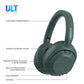 Sony WH-ULT900NH - ULT WEAR - Bluetooth Enabled Headphones with ULT POWER SOUND, Ultimate Deep Bass, Noise Cancelling, Clear Call Quality, Up to 30hr Battery Life, IOS & Android - Forest Grey