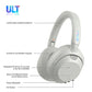 Sony WH-ULT900NW - ULT WEAR - Bluetooth Enabled Headphones with ULT POWER SOUND, Ultimate Deep Bass, Noise Cancelling, Clear Call Quality, Up to 30hr Battery Life, IOS & Android - White
