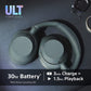 Sony WH-ULT900NH - ULT WEAR - Bluetooth Enabled Headphones with ULT POWER SOUND, Ultimate Deep Bass, Noise Cancelling, Clear Call Quality, Up to 30hr Battery Life, IOS & Android - Forest Grey