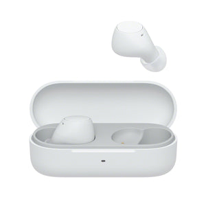 Sony WF-C510W Earbuds - High-Quality Sound, Customisable EQ, Comfortable Design, 22hr Battery, Quick Charging, Bluetooth Multipoint Connection, Ambient Sound Mode, Spotify Tap, IPX4 Rating - White