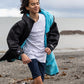 dryrobe Advance - Kids - Long Sleeve V3 - Black Blue