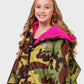 dryrobe Advance - Kids - Long Sleeve V3 - Camo Pink