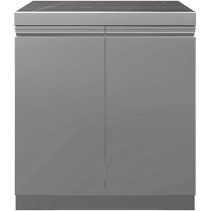 Whistler Grills Blockley 6-Burner Kitchen with Double Door Fridge - Stainless Steel