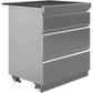 Whistler Grills Lechlade 6-Burner Kitchen with Double Door Fridge and Sink - Stainless Steel