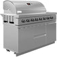 Whistler Grills Malmesbury 6-Burner Kitchen with Double Door Fridge, Sink and Corner Units - Stainless Steel