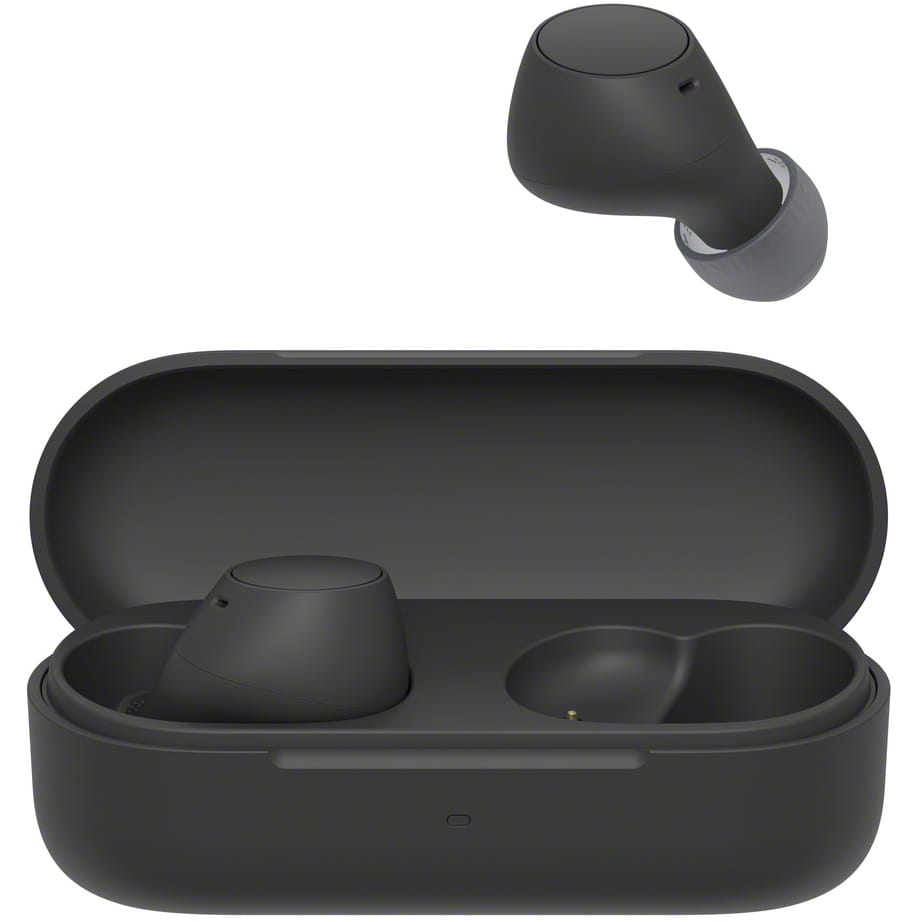 Sony WF-C510B Earbuds - High-Quality Sound, Customisable EQ, Comfortable Design, 22hr Battery, Quick Charging, Bluetooth Multipoint Connection, Ambient Sound Mode, Spotify Tap, IPX4 Rating - Black