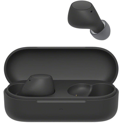 Sony WF-C510B Earbuds - High-Quality Sound, Customisable EQ, Comfortable Design, 22hr Battery, Quick Charging, Bluetooth Multipoint Connection, Ambient Sound Mode, Spotify Tap, IPX4 Rating - Black