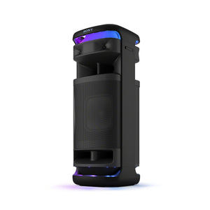 Sony ULT TOWER 10 - Ultimate Bluetooth Party Speaker with ULT POWER SOUND, Ultimate Deep BASS, X-Balanced Speakers, 360 LED Lighting, Party Features, Wireless Mic, Portable, Castor Wheels - Black