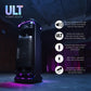 Sony ULT TOWER 10 - Ultimate Bluetooth Party Speaker with ULT POWER SOUND, Ultimate Deep BASS, X-Balanced Speakers, 360 LED Lighting, Party Features, Wireless Mic, Portable, Castor Wheels - Black