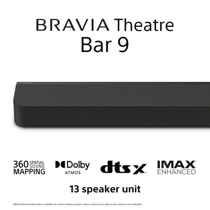 Sony BRAVIA Theatre Bar 9 - Dolby Atmos® Single Soundbar