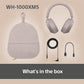 Sony WH-1000XM5P Noise Cancelling Wireless Headphones - 30 hours battery life - Around-ear style - Optimised for Alexa and the Google Assistant - with built-in mic for phone calls - Pink