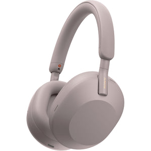 Sony WH-1000XM5P Noise Cancelling Wireless Headphones - 30 hours battery life - Around-ear style - Optimised for Alexa and the Google Assistant - with built-in mic for phone calls - Pink