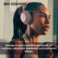Sony WH-1000XM5P Noise Cancelling Wireless Headphones - 30 hours battery life - Around-ear style - Optimised for Alexa and the Google Assistant - with built-in mic for phone calls - Pink