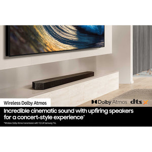 Samsung Q930D Q-Series 9.1.4ch Cinematic Soundbar with Subwoofer and Rear Speakers (2024)