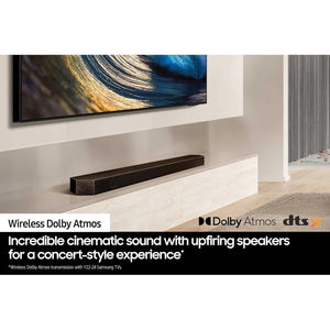 Samsung Q800D Q-Series 5.1.2ch Cinematic Soundbar with Subwoofer (2024)