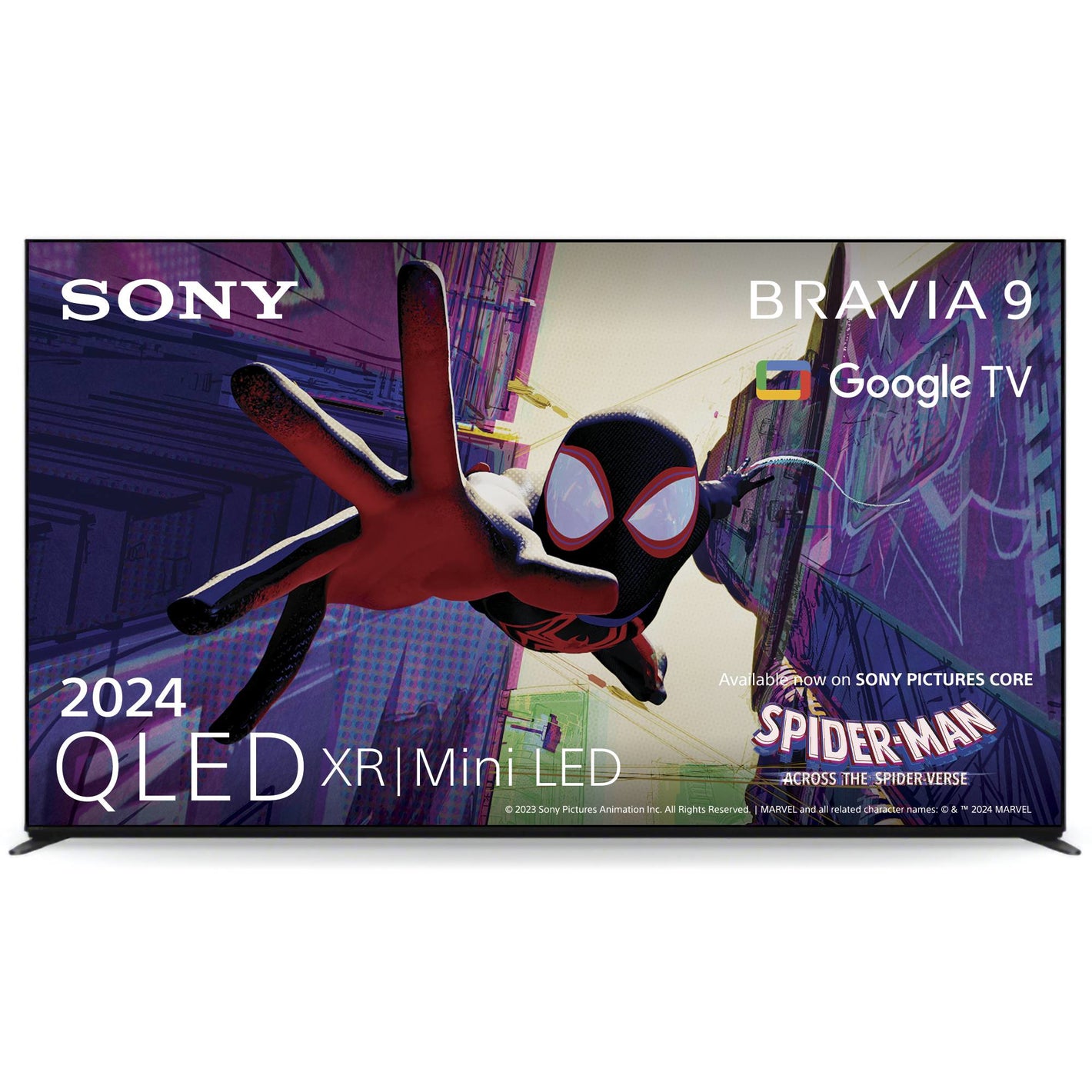 Sony BRAVIA 9 QLED (XR l Mini LED) 4K HDR Google Smart TV (2024) | Gaming Features for PlayStation 5, IMAX Enhanced, Dolby Vision Atmos, Chromecast, AirPlay, 120Hz XR90