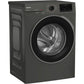 Blomberg LWA18461G 8kg 1400 Spin SpinSave Washing Machine - Graphite