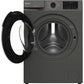 Blomberg LWA18461G 8kg 1400 Spin SpinSave Washing Machine - Graphite