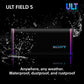 Sony SRS-ULT50W ULT FIELD 5 - Powerful Bluetooth Portable Speaker, 25hr Battery, 2 x ULT POWER SOUND modes, IP67, Waterproof, Dustproof, 360 Lights, Detachable Shoulder Strap, Compact - White