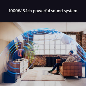 Sony BRAVIA Theatre System 6 – 5.1ch surround sound | 1000W | Rear speakers & subwoofer included | Dolby Atmos | DTS:X | AI Voice Zoom 3 (via BRAVIA TV) | DSEE | Multi Stereo Party Mode | Easy control