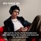 SONY WH-1000XM6 Flagship Noise Cancelling Over-Ear Wireless Bluetooth Headphones, Signature Hi-Res Sound, Ultimate Comfort, Foldable Design, Durable Case, 30 HR Battery, iOS & Android