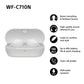 Sony WF-C710NW Truly Wireless Noise Cancelling Earbuds, Lightweight Headphones, Touch Controls, Multipoint Connection, IPX4, up to 40 HR battery, Quick Charge, iOS & Android - White