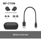 Sony WF-C710NB Truly Wireless Noise Cancelling Earbuds, Lightweight Headphones, Touch Controls, Multipoint Connection, IPX4, up to 40 HR battery, Quick Charge, iOS & Android - Black