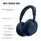 SONY WH-1000XM6L Flagship Noise Cancelling Over-Ear Wireless Bluetooth Headphones, Signature Hi-Res Sound, Ultimate Comfort, Foldable Design, Durable Case, 30 HR Battery, iOS & Android - Blue