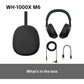 SONY WH-1000XM6L Flagship Noise Cancelling Over-Ear Wireless Bluetooth Headphones, Signature Hi-Res Sound, Ultimate Comfort, Foldable Design, Durable Case, 30 HR Battery, iOS & Android - Blue