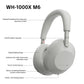 SONY WH-1000XM6S Flagship Noise Cancelling Over-Ear Wireless Bluetooth Headphones, Signature Hi-Res Sound, Ultimate Comfort, Foldable Design, Durable Case, 30 HR Battery, iOS & Android - Silver