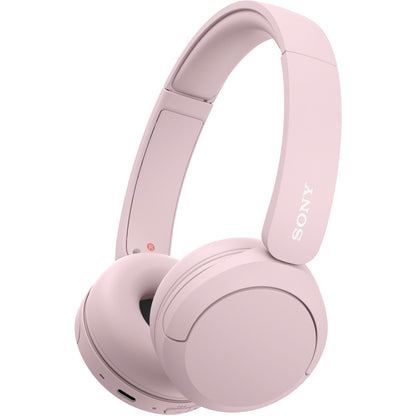 Sony WH-CH520P Wireless Bluetooth Headphones - up to 50 Hours Battery Life with Quick Charge, On-ear style - Pink
