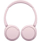 Sony WH-CH520P Wireless Bluetooth Headphones - up to 50 Hours Battery Life with Quick Charge, On-ear style - Pink