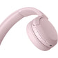 Sony WH-CH520P Wireless Bluetooth Headphones - up to 50 Hours Battery Life with Quick Charge, On-ear style - Pink