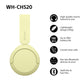 Sony WH-CH520Y Wireless Bluetooth Headphones - up to 50 Hours Battery Life with Quick Charge, On-ear style - Yellow