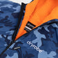 dryrobe Advance Long Sleeve V3 - Blue Camo Orange