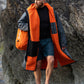 dryrobe Advance Long Sleeve V3 - Dark Grey Orange