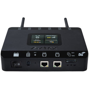 Avtex AMR105X-B 5G Wi-Fi 6 Mobile Internet Solution Ultrafast Dual Sim Router - Black