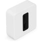 Sonos Sub 4 Subwoofer White front angle top down view against a white background.