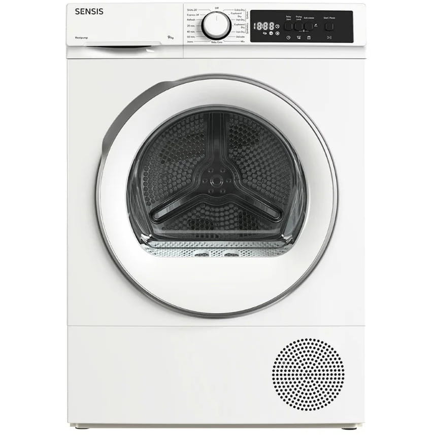 Sensis TDHF019A2W 9kg Heat Pump Tumble Dryer - White