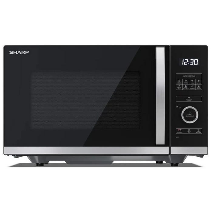 Sharp YC-QS254AU-B 25 Litres Flatbed Microwave Oven - Black