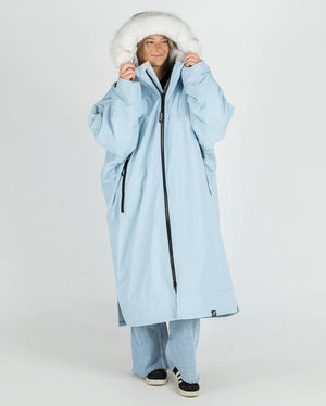 dryrobe Advance Long Sleeve - Alpine Range - Alpine Ice Blue