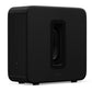 Sonos Sub 4 Subwoofer Black front angle view against a white background.