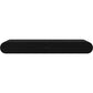 Sonos Ray Soundbar Black front on view against a white background.