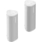 Two Sonos Roam 2 Portable Speakers White front angled view against a white background.