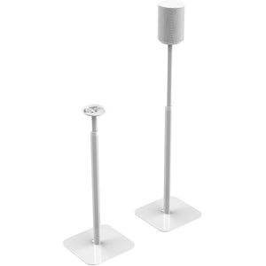 Flexson Essentials Adjustable Floor Stands for Era 100 | Pair - White