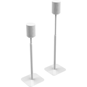 Flexson Essentials Adjustable Floor Stands for Era 100 | Pair - White
