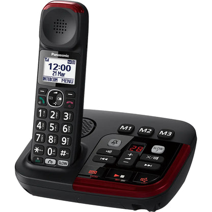 Panasonic KX-TGM420EB Amplified Digital Cordless Phone with Answering Machine - Single