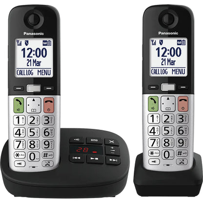 Panasonic KX-TGU432EB Digital Cordless Answering System - Two Handsets