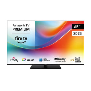 Panasonic TV-65W85BEY 65" 4K Ultra HD QLED TV | HDR Bright Panel Plus with HCX Processor | Fire TV | 2025 Model | W85B Range